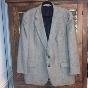 Vintage rare houndstooth Burberrys Men's 42R Sport Coat Blazer Jacket